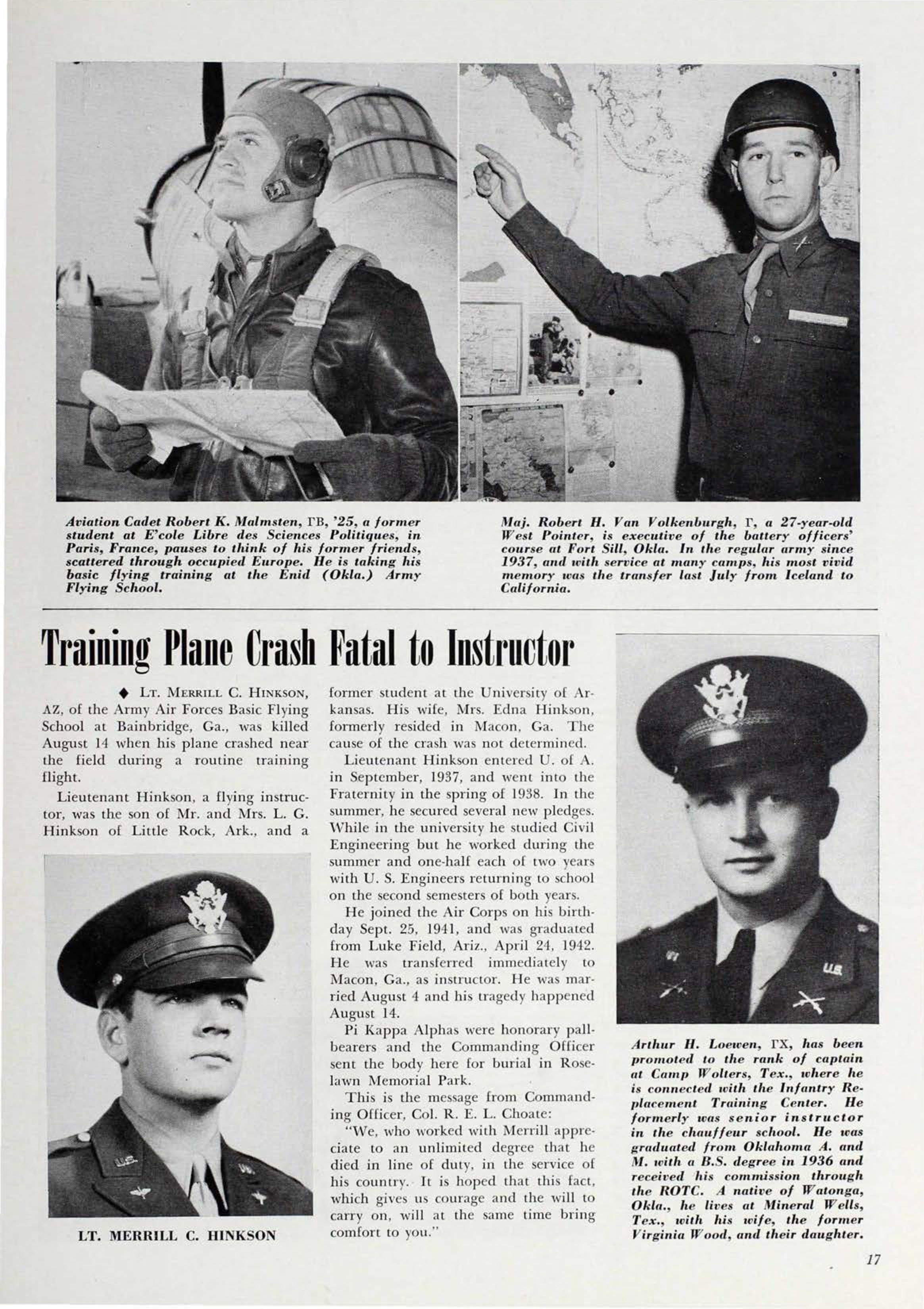 Training Plane Crash Fatal to Instructor